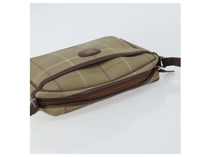 Autre Marque Borsa a Spalla Burberrys Nova Check in Tela Beige Auth BA8675 - vista 6