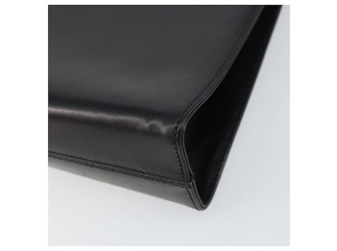 Borsa a Spalla Salvatore Ferragamo in Pelle Nera e Oro Auth BA8682 Nero D'oro - vista 15