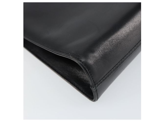 Borsa a Spalla Salvatore Ferragamo in Pelle Nera e Oro Auth BA8682 Nero D'oro - vista 16