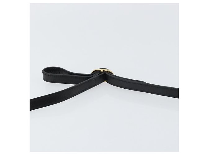 Borsa a Spalla Salvatore Ferragamo in Pelle Nera e Oro Auth BA8682 Nero D'oro - vista 8