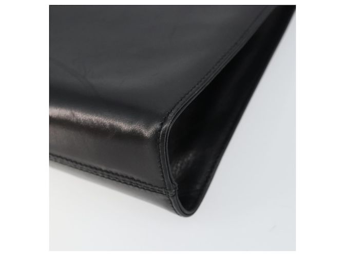 Borsa a Spalla Salvatore Ferragamo in Pelle Nera e Oro Auth BA8682 Nero D'oro - vista 9
