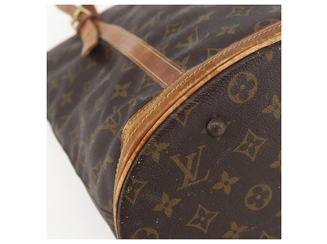 LOUIS VUITTON Borsa a Spalla Monogram Bucket GM M42236 LV Auth ka730 Monogramma - vista 14