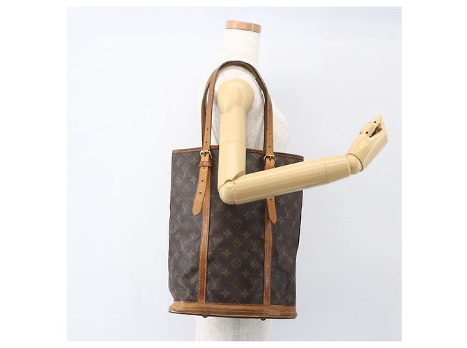 LOUIS VUITTON Borsa a Spalla Monogram Bucket GM M42236 LV Auth ka730 Monogramma - vista 22