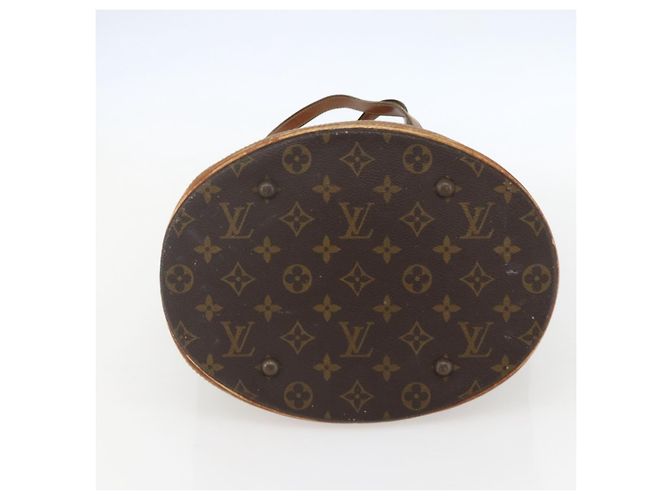 LOUIS VUITTON Borsa a Spalla Monogram Bucket GM M42236 LV Auth ka730 Monogramma - vista 5
