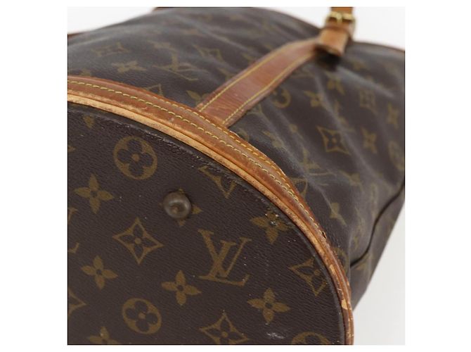 LOUIS VUITTON Borsa a Spalla Monogram Bucket GM M42236 LV Auth ka730 Monogramma - vista 9