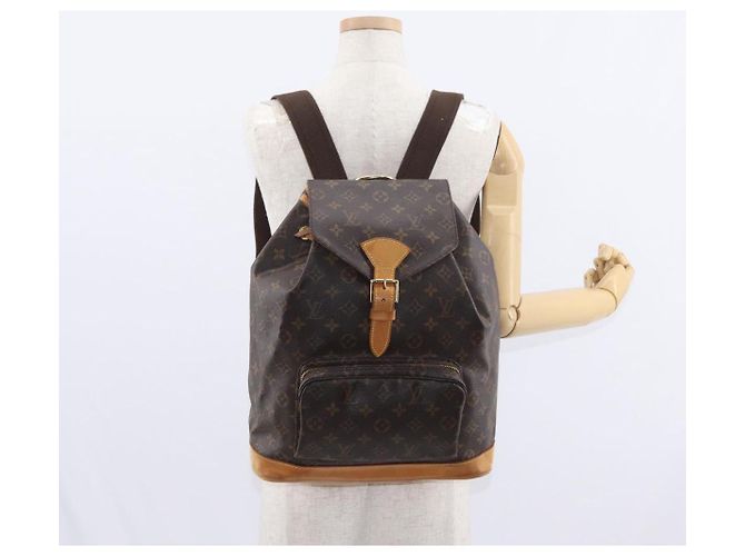 LOUIS VUITTON Zaino Monogram Montsouris GM M51135 Auth LV 155142 Monogramma - vista 28