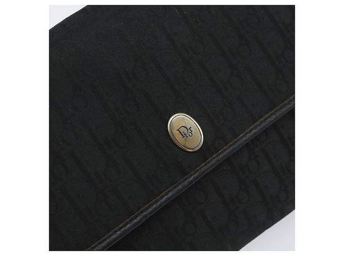 Borsa a spalla in tela Trotter Christian Dior nera e oro Auth bs31567 Nero D'oro - vista 17