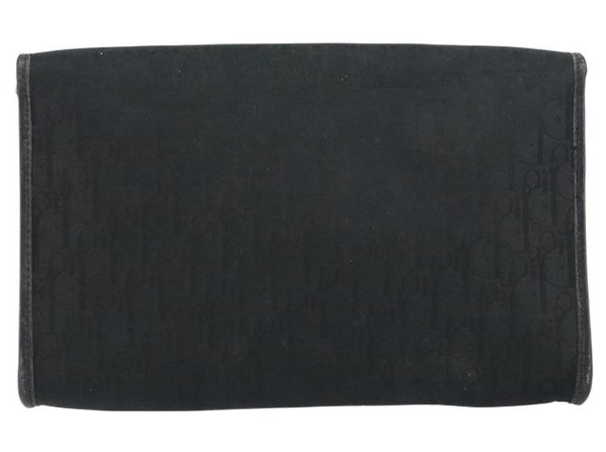 Borsa a spalla in tela Trotter Christian Dior nera e oro Auth bs31567 Nero D'oro - vista 2