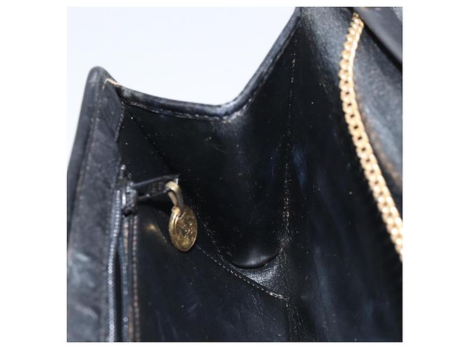 Borsa a spalla in tela Trotter Christian Dior nera e oro Auth bs31567 Nero D'oro - vista 20