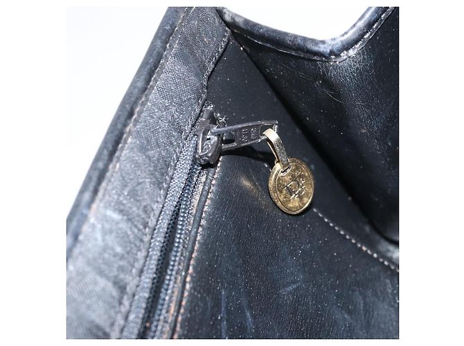 Borsa a spalla in tela Trotter Christian Dior nera e oro Auth bs31567 Nero D'oro - vista 21