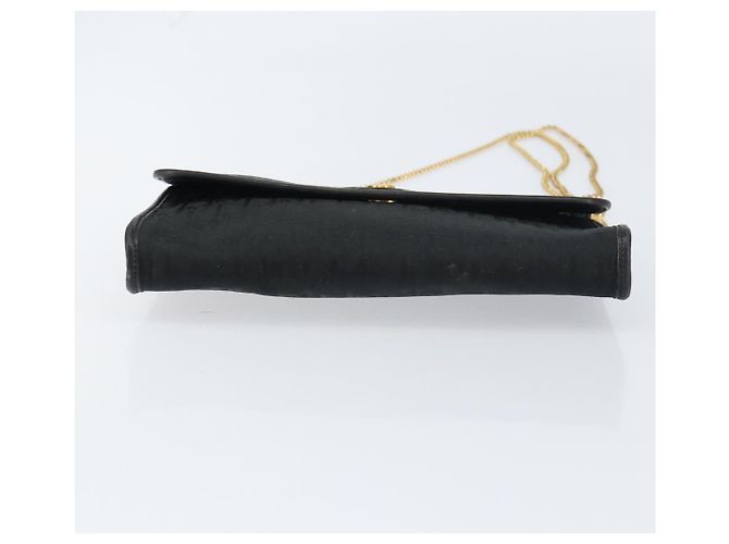 Borsa a spalla in tela Trotter Christian Dior nera e oro Auth bs31567 Nero D'oro - vista 5