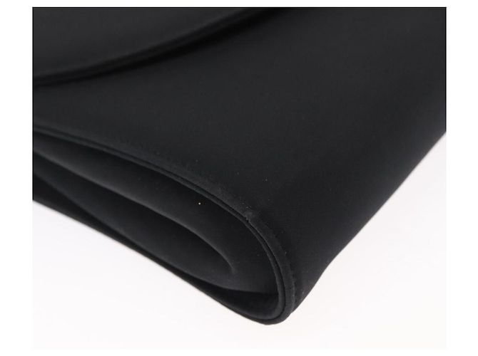 Borsa a Spalla Vala in Nylon Nero e Oro Salvatore Ferragamo Auth 156246 D'oro - vista 9