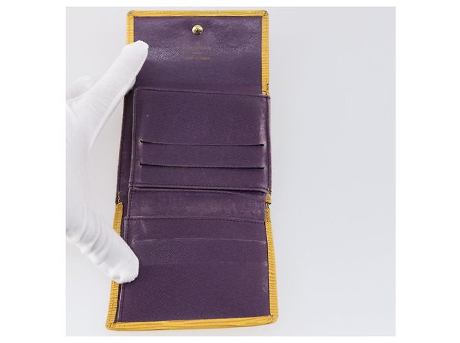 GELDBÖRSE LOUIS VUITTON Epi Monogram Multicolor 4 Set Weiß Gelb Auth BA8266 Braun - Ansicht 24