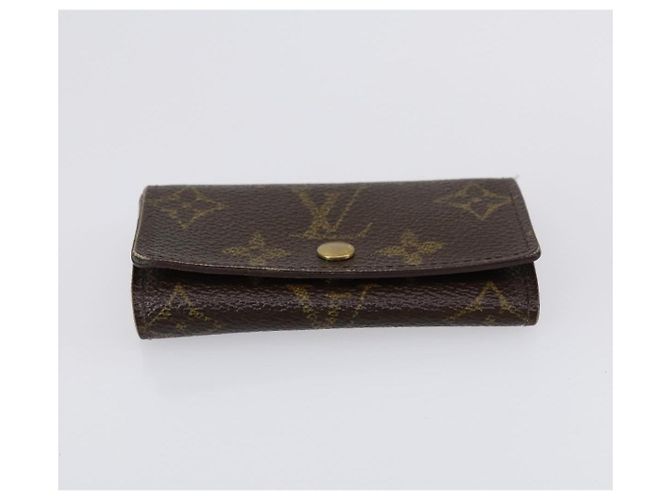 GELDBÖRSE LOUIS VUITTON Epi Monogram Multicolor 4 Set Weiß Gelb Auth BA8266 Braun - Ansicht 5