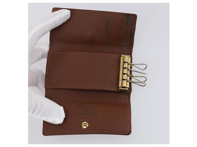 GELDBÖRSE LOUIS VUITTON Epi Monogram Multicolor 4 Set Weiß Gelb Auth BA8266 Braun - Ansicht 6