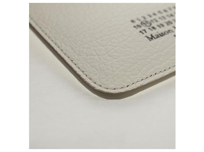 Autre Marque Pochette per smartphone Maison Margiela Bianco Argento Auth 154208M - vista 15