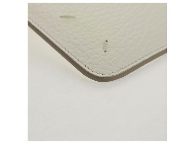 Autre Marque Pochette per smartphone Maison Margiela Bianco Argento Auth 154208M - vista 17