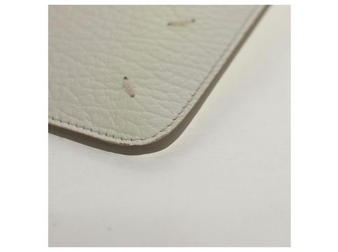Autre Marque Pochette per smartphone Maison Margiela Bianco Argento Auth 154208M - vista 18