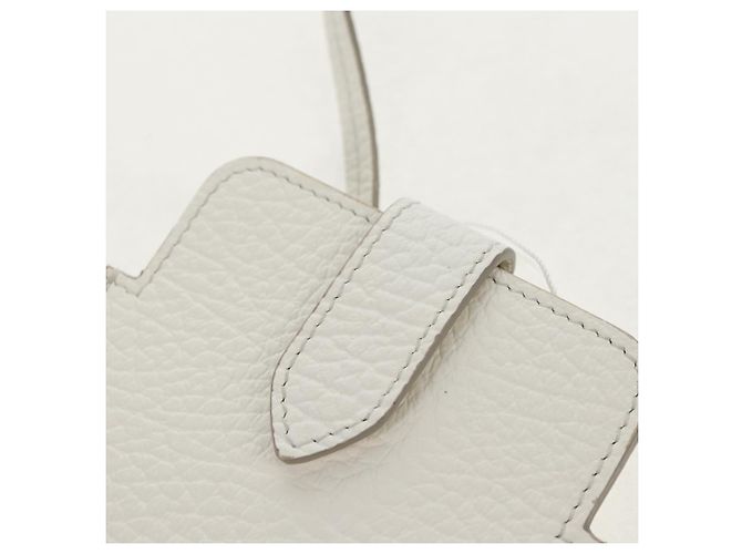 Autre Marque Pochette per smartphone Maison Margiela Bianco Argento Auth 154208M - vista 20