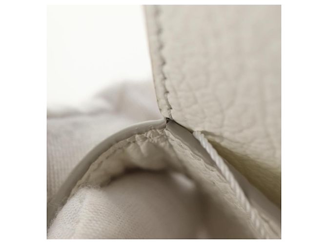 Autre Marque Pochette per smartphone Maison Margiela Bianco Argento Auth 154208M - vista 23
