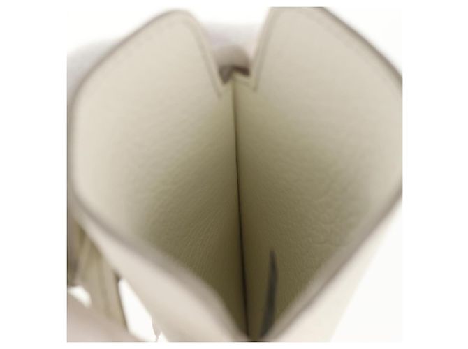 Autre Marque Pochette per smartphone Maison Margiela Bianco Argento Auth 154208M - vista 24