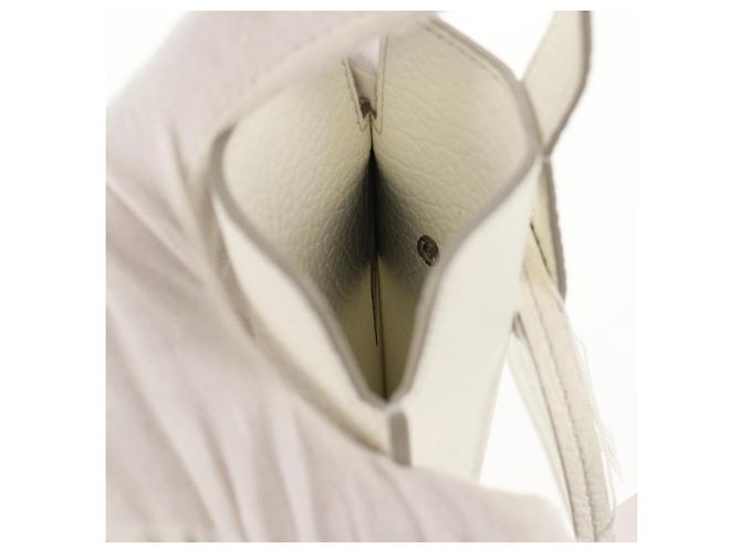 Autre Marque Pochette per smartphone Maison Margiela Bianco Argento Auth 154208M - vista 25