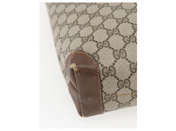 Gucci Borsa Tote GG Supreme in PVC Beige 002 39 0054 Auth BA8626 - vista 14