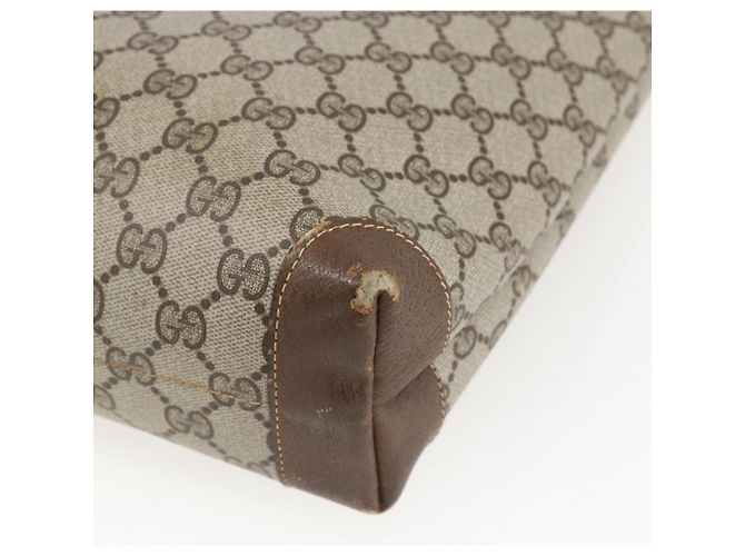 Gucci Borsa Tote GG Supreme in PVC Beige 002 39 0054 Auth BA8626 - vista 15