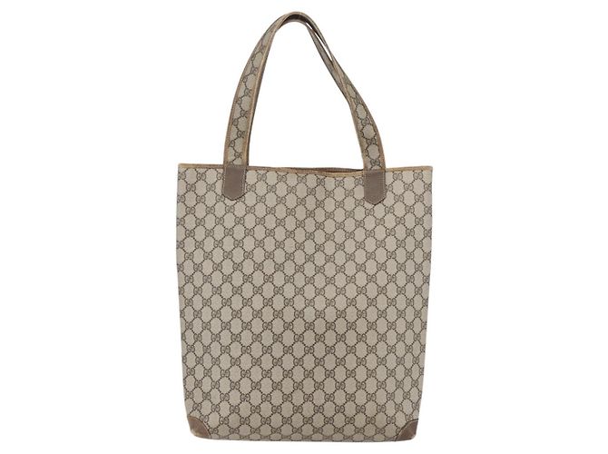 Gucci Borsa Tote GG Supreme in PVC Beige 002 39 0054 Auth BA8626 - vista 2