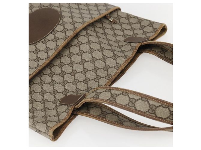 Gucci Borsa Tote GG Supreme in PVC Beige 002 39 0054 Auth BA8626 - vista 6