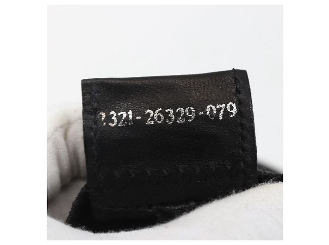 Borsa FENDI in nylon nero argento autentica ki6181 - vista 12