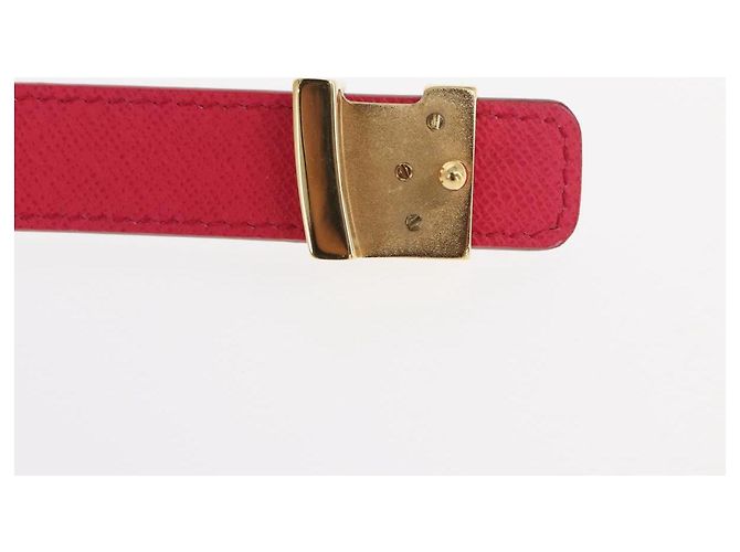 LOUIS VUITTON Multicolor Initials Gürtel Weiß M9630 LV Auth 156685SAM - Ansicht 6