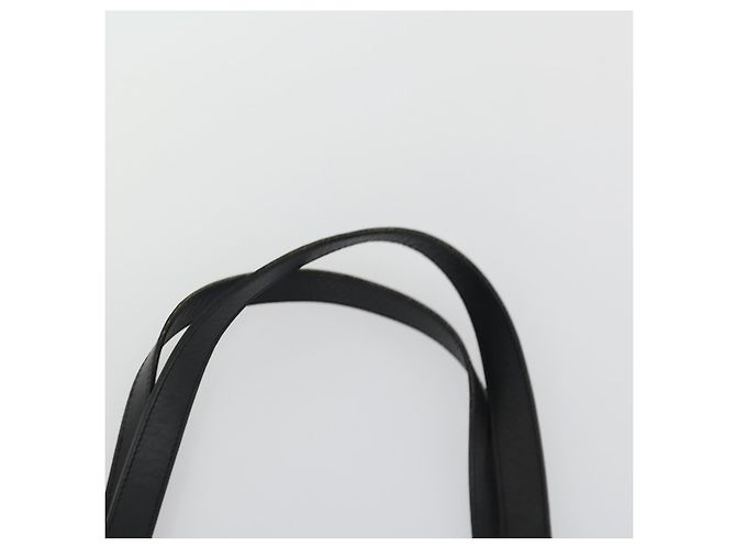 Salvatore Ferragamo Schultertasche Leder Canvas 2 Set Schwarz Silber Authentisch bs31495 - Ansicht 15