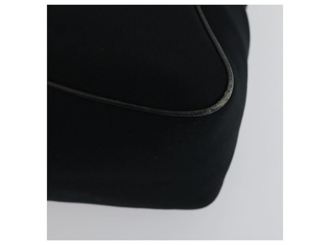 Salvatore Ferragamo Schultertasche Leder Canvas 2 Set Schwarz Silber Authentisch bs31495 - Ansicht 17