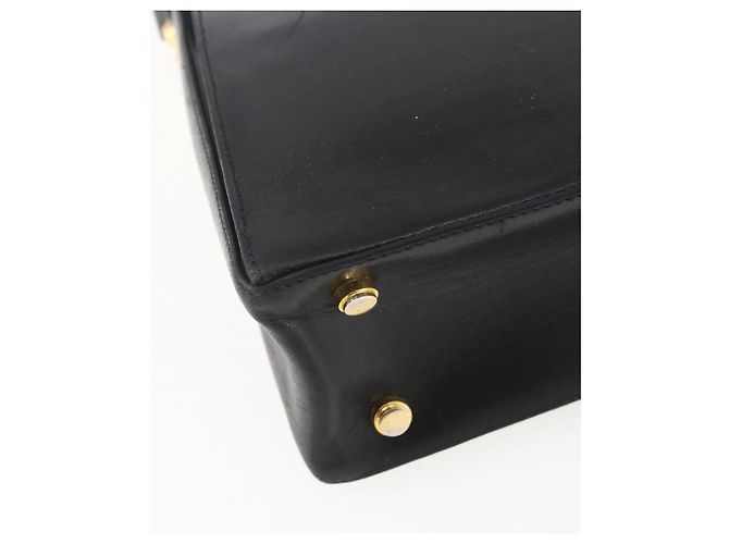 Borsa a Spalla Salvatore Ferragamo in Pelle Nera Oro Auth 157262 Nero D'oro - vista 14