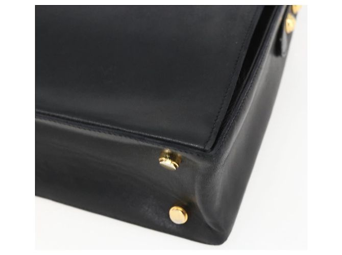 Borsa a Spalla Salvatore Ferragamo in Pelle Nera Oro Auth 157262 Nero D'oro - vista 15