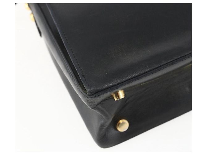 Borsa a Spalla Salvatore Ferragamo in Pelle Nera Oro Auth 157262 Nero D'oro - vista 16
