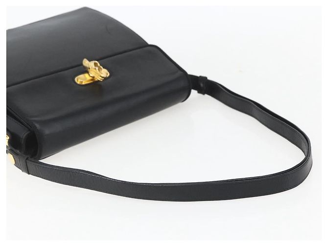 Borsa a Spalla Salvatore Ferragamo in Pelle Nera Oro Auth 157262 Nero D'oro - vista 7