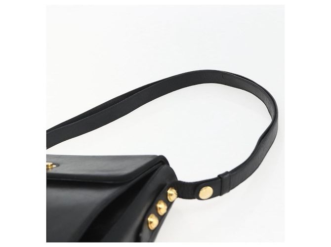 Borsa a Spalla Salvatore Ferragamo in Pelle Nera Oro Auth 157262 Nero D'oro - vista 8