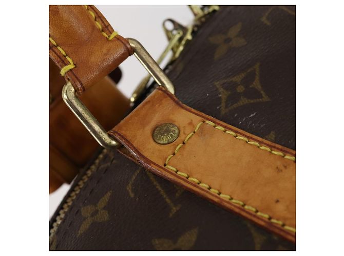 LOUIS VUITTON Borsa Boston Monogram Keepall 55 M41424 LV Auth 152783 Monogramma - vista 18