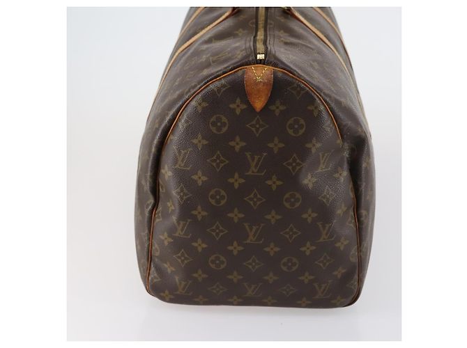 LOUIS VUITTON Borsa Boston Monogram Keepall 55 M41424 LV Auth 152783 Monogramma - vista 3