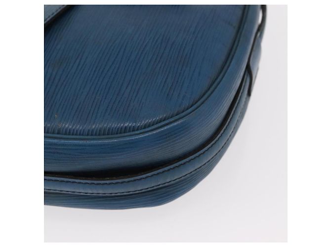 LOUIS VUITTON Borsa a Spalla Epi Jeune Fille MM Blu Toledo M52155 LV Auth 152333 - vista 14