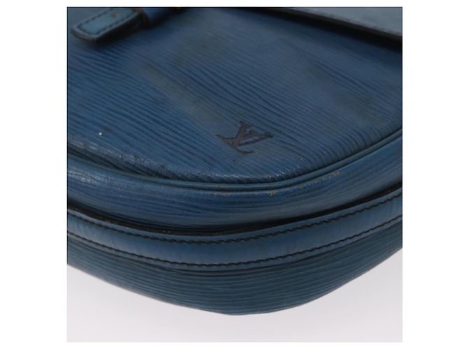 LOUIS VUITTON Borsa a Spalla Epi Jeune Fille MM Blu Toledo M52155 LV Auth 152333 - vista 15