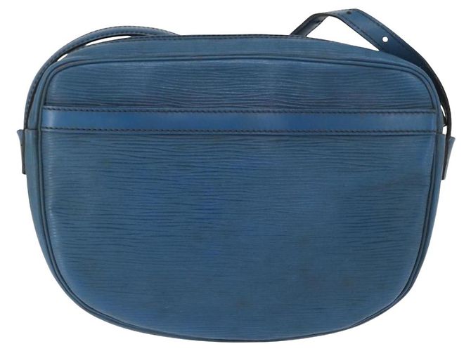 LOUIS VUITTON Borsa a Spalla Epi Jeune Fille MM Blu Toledo M52155 LV Auth 152333 - vista 2
