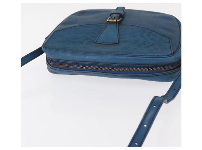 LOUIS VUITTON Borsa a Spalla Epi Jeune Fille MM Blu Toledo M52155 LV Auth 152333 - vista 6