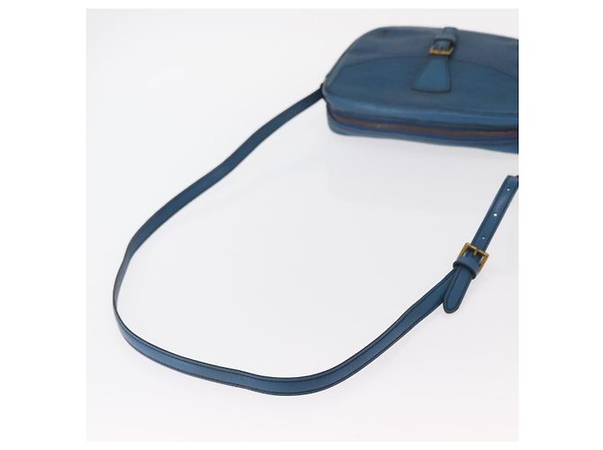 LOUIS VUITTON Borsa a Spalla Epi Jeune Fille MM Blu Toledo M52155 LV Auth 152333 - vista 7