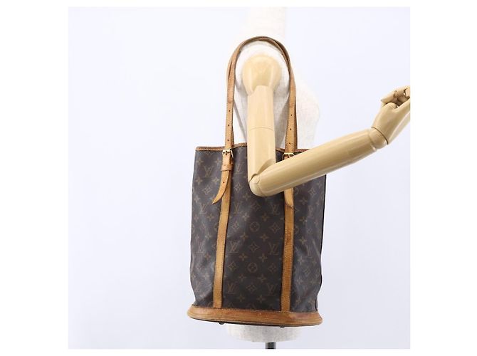 LOUIS VUITTON Borsa a Spalla Monogram Bucket GM M42236 LV Auth 152316 Monogramma - vista 22
