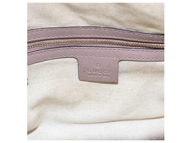 Borsa a mano GUCCI GG Canvas Sherry Line 2way Beige Oro 269876 Auth 152562 D'oro - vista 20