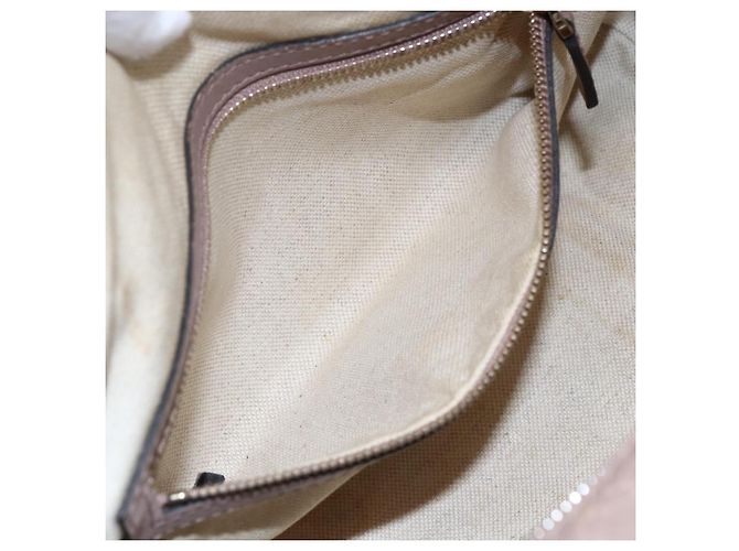 Borsa a mano GUCCI GG Canvas Sherry Line 2way Beige Oro 269876 Auth 152562 D'oro - vista 24
