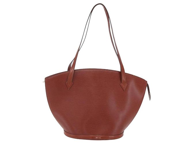 LOUIS VUITTON Borsa da Shopping Epi Saint Jacques Marrone M52263 LV Auth 152853 - vista 13